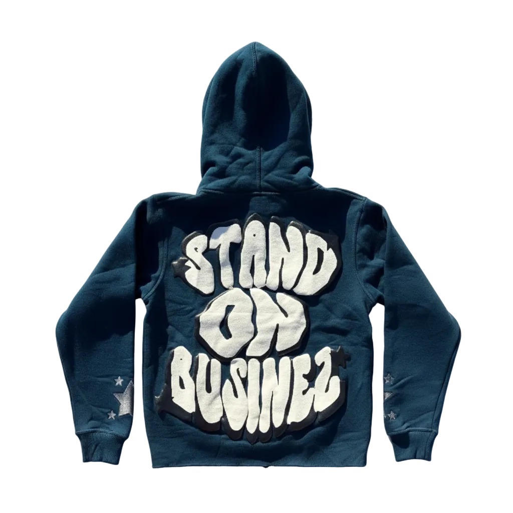 SOB HOODIE- NAVY BLUE
