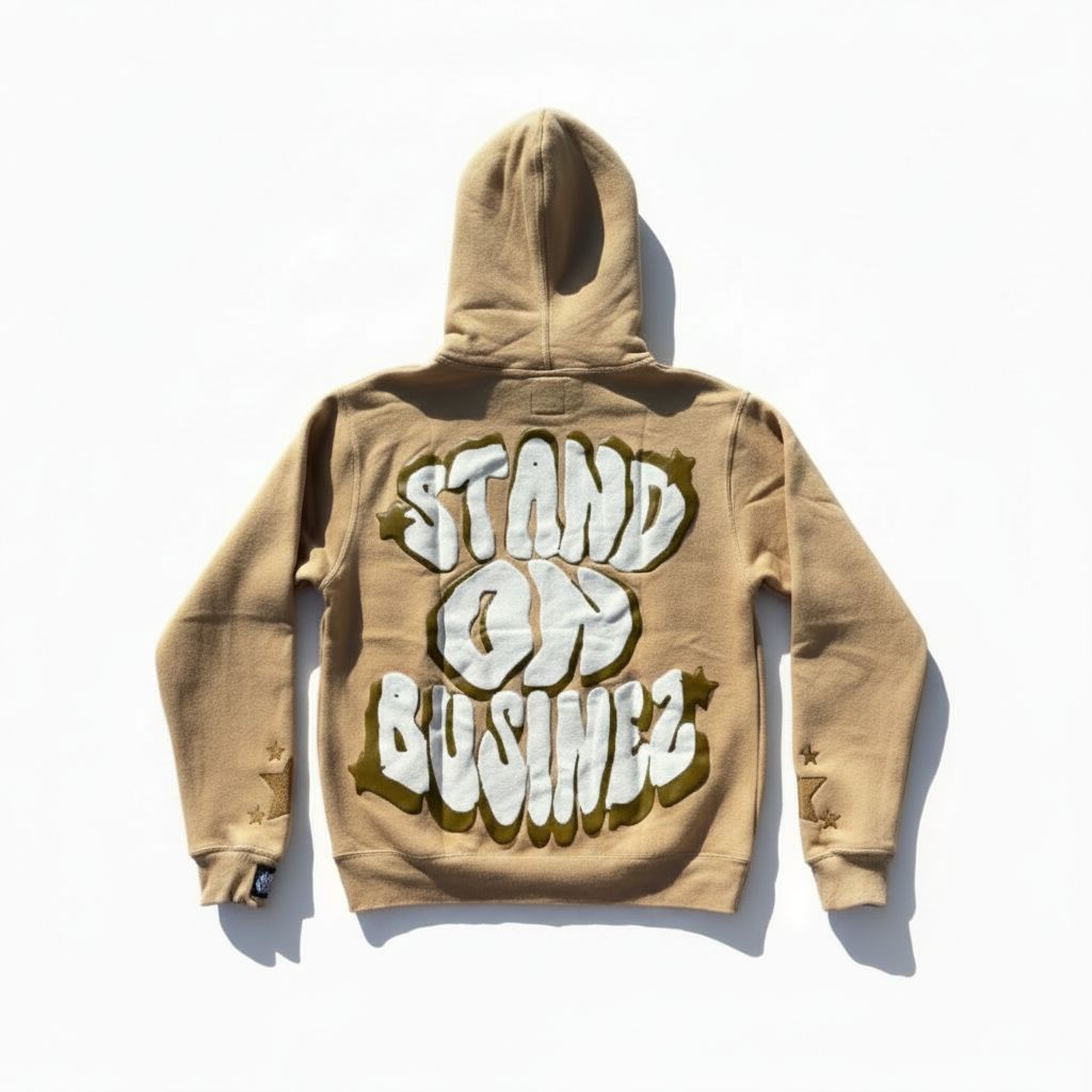 SOB HOODIE- BEIGE