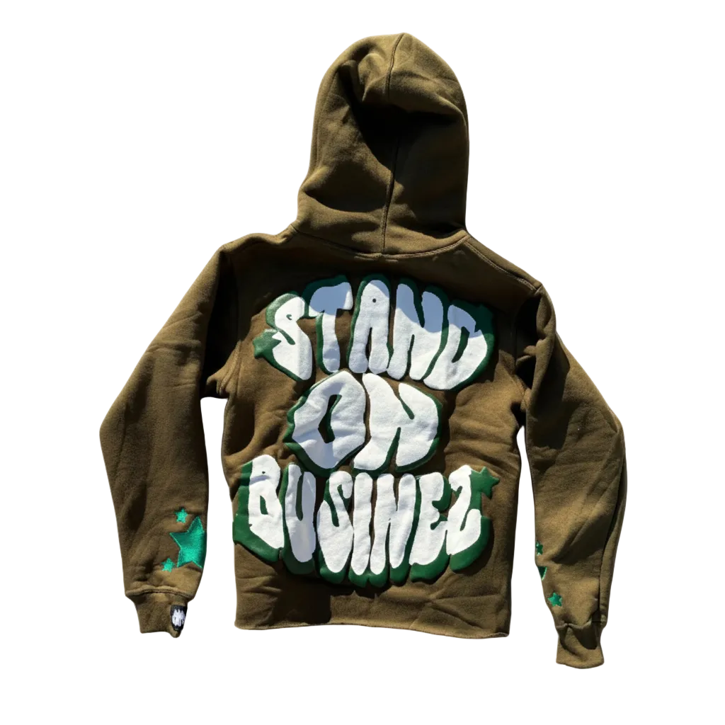 SOB HOODIE- OLIVE GREEN