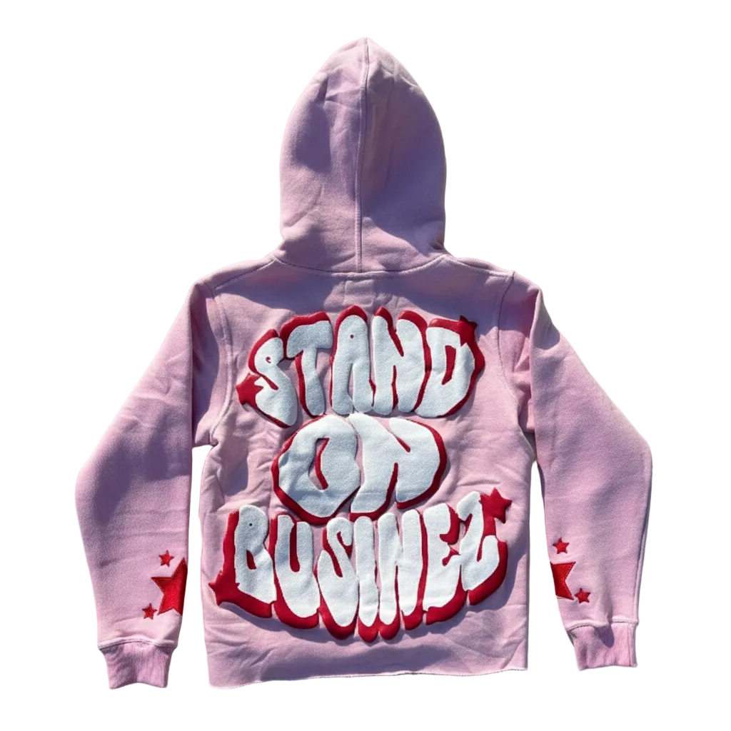 SOB HOODIE- LIGHT PINK