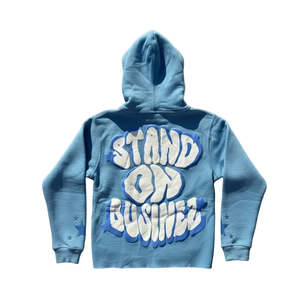 SOB HOODIE- LIGHT BLUE